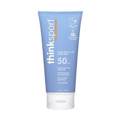 Thinkbaby, Clear Zinc Sunscreen SPF 50, 6 Oz