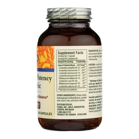Flora, Udos Choice Super 8 Hi Potency Probiotic, 60 Capsules