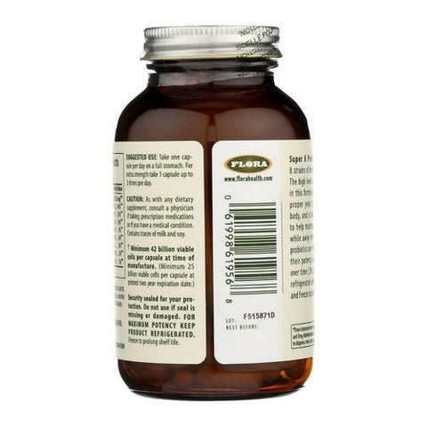 Flora, Udos Choice Super 8 Hi Potency Probiotic, 60 Capsules