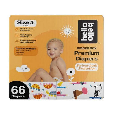 Hello Bello, Hello Bello Club Box Diapers Size 5, 66 Count