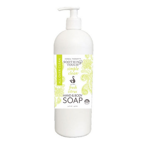 Soothing Touch, Fresh Citrus Hand And Body Soap, 32 Oz