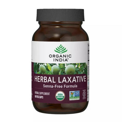 Organic India Herbal Laxative Capsules 60 Count by Organic India