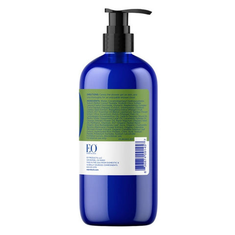 EO Products, EO Jasmine Verbena Shower Gel, 16 Oz