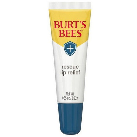 Burts Bees, Rescue Lip Relief Shea Butter Echinacea For Dry Lips Natural Origin, 0.35 oz (Case Of 4)