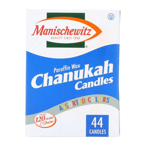 Manischewitz, Chanukah Candles, 44 Count (Case Of 10)