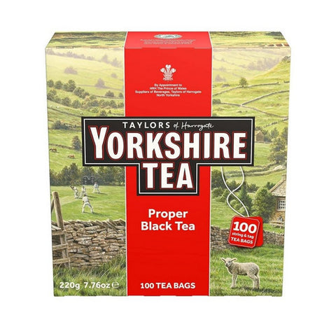Taylors Of Harrogate, Yorkshire Black Tea, 100 Count (Case Of 4)