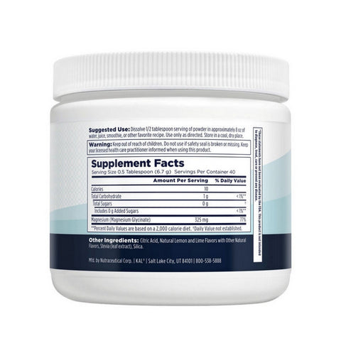 Kal, Calming Magnesium Powder, 9.5 Oz