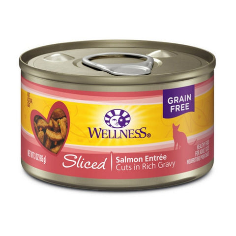 Wellness, Wellness Sliced Salmon Entree Cat Food, 3 Oz (Case of 24)