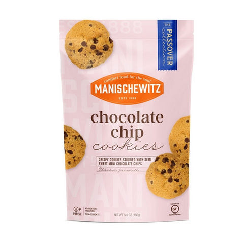 Manischewitz, Cookies Chocolate Chip, 5.5 Oz (Case Pof 12)