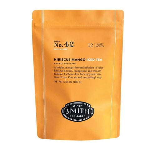 Smith Teamaker, Hibiscus Mango Iced Tea, 10 Count (Case of 10)