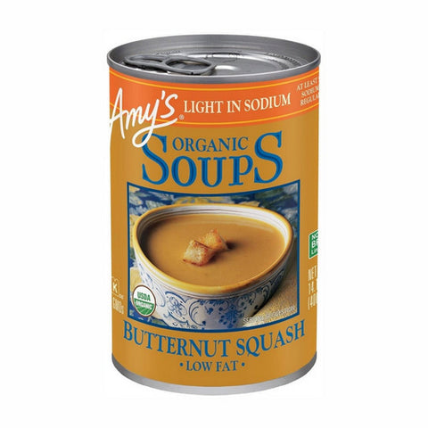 Amys, Organic Light Sodium Low Fat Butternut Squash Soup, 14.1 Oz (Case Of 12)