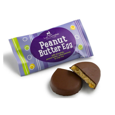 Lake Champlain, Crunch Peanut Butter Chocolate Easter Egg, 1.3 Oz (Case of 8)