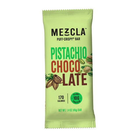 Mezcla Italian Pistachio Chocolate 1.4 Oz (Case of 15) by Mezcla