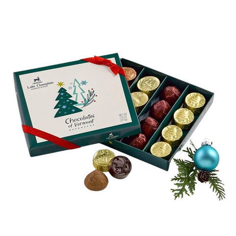 Lake Champlain, Holiday Chocolates Of Vermont Gift Box, 7.6 Oz (Case of 8)