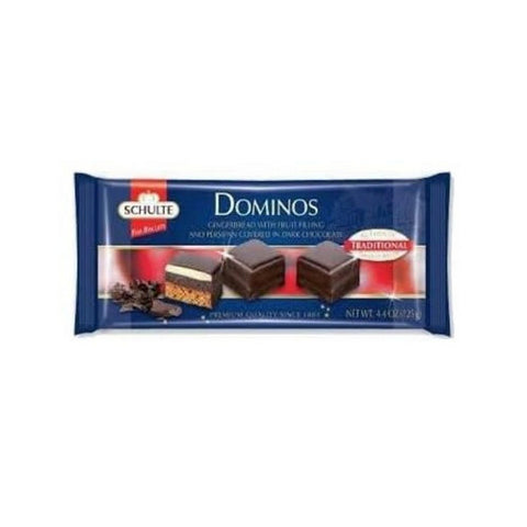 Schulte, Schulte Dominos Dark Chocolate, 4.4 Oz (Case of 18)