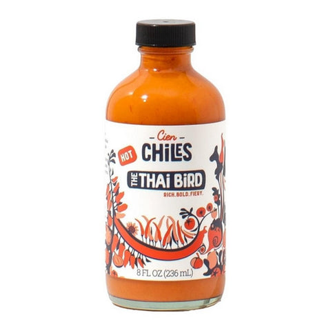 Chile Thai Bird Sauce 8 Oz (Case Of 12) by Cien Chiles