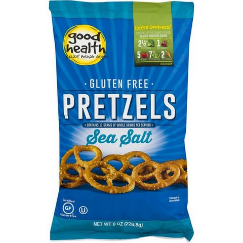 Good Health, Pretzels Sea Salt, 8 Oz (Case Of 12)