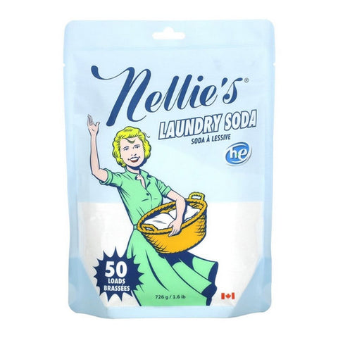 Laundry Soda 50 Loads 1.6 Oz (Case Of 12) by Nellie's
