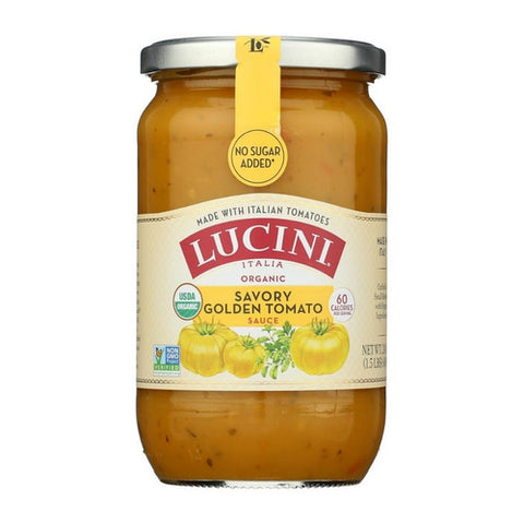 Organic Savory Golden Tomato Sauce 24 Oz (Case Of 6) by Lucini
