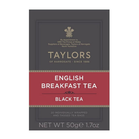 Taylors Of Harrogate, English Breakfast Tea, 1.76 Oz (Case Of 6)