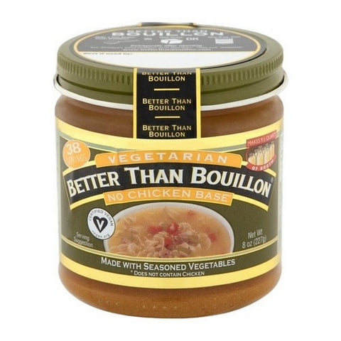 Better Than Bouillon, Organic Vegetarian No Chicken Base, 8 Oz (Case Of 6)