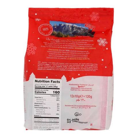 Loacker, Classic Wafer Minis Mix, 4.23 Oz (Case Of 8)