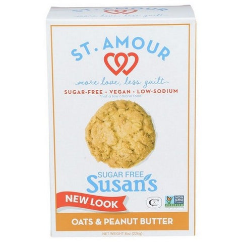 St. Amour, Susans Oats And Peanut Butter, 8 Oz (Case Of 8)