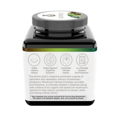 Youtheory, Mushroom Stress Complex, 60 Vegcaps