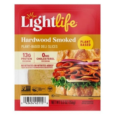 Lightlife, Hardwood Smoked Deli Slices, 5.5 Oz (Case Of 8)