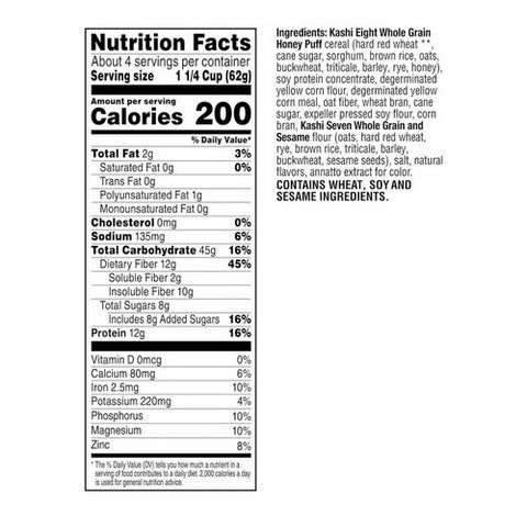 Kashi, Original Go Cereal, 9.7 Oz