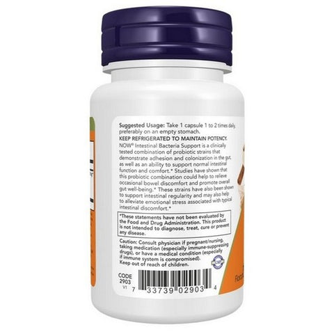 Now Foods, Intestinal Bacteria Support, 60 VegCaps