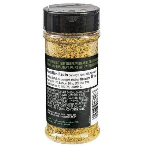 Frontier Coop, Buttery Herb Dry Rub, 5.36 Oz Frontier Coop