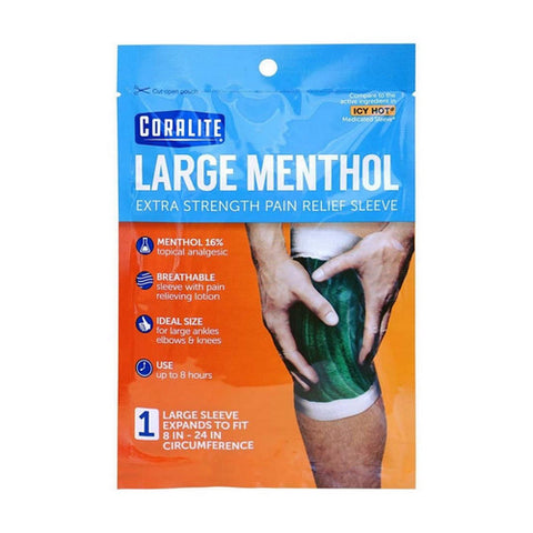 Menthol Pain Relief Sleeve 1 Count by Coralite