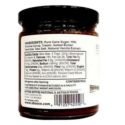 Sutter Buttes, Sea Salt Caramel Dessert Sauce, 11.75 Oz