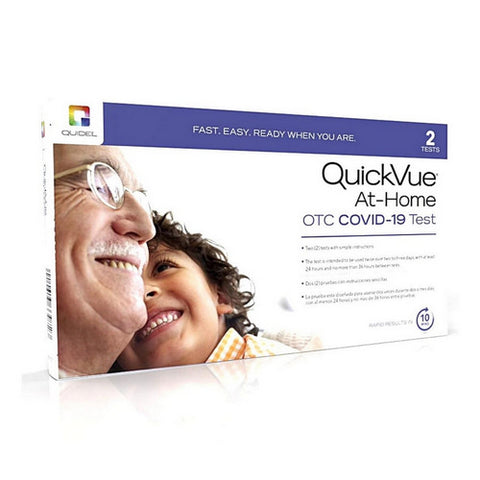 At Home Covid-19 Test Kit 2 Count by Quidel Qv