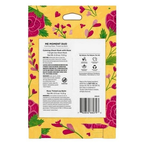 Burts Bees, Valentines Day Me Moment Duo Gift Set, 0.33 Oz