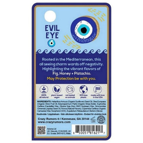 Crazy Rumors, Happy Juju Evil Eye Lip Balm, 0.15 Oz Crazy Rumors