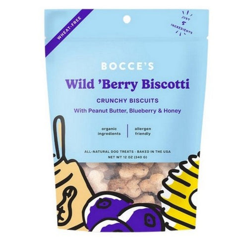 Bocce's Bakery, Wild Berry Biscotti Biscuits, 12 Oz