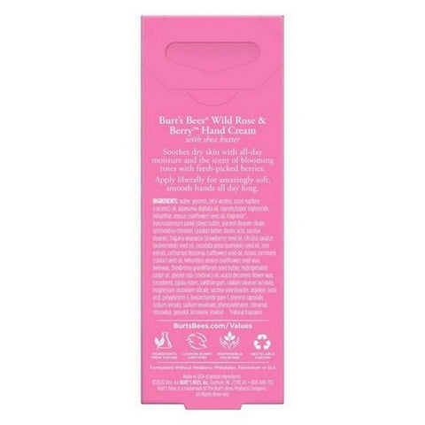 Burts Bees, Wild Rose And Berry Hand Cream, 1 Oz
