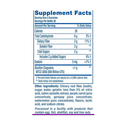 Vitafusion, Fiber Well And Probiotics Gummies, 60 Count