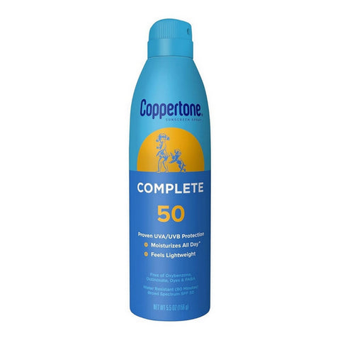 Sunscreen Spray Complete SPF 50 5.5 Oz by Coppertone