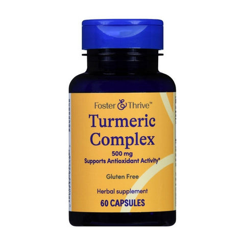 Foster And Thrive, Turmeric Complex, 500 Mg, 60 Caps