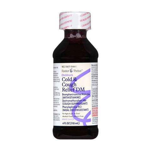 Foster And Thrive, Children'S Cold And Cough Relief Dm, 4 Oz