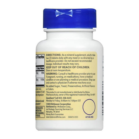 Foster And Thrive, Magnesium Oxide 400, 60 Tabs
