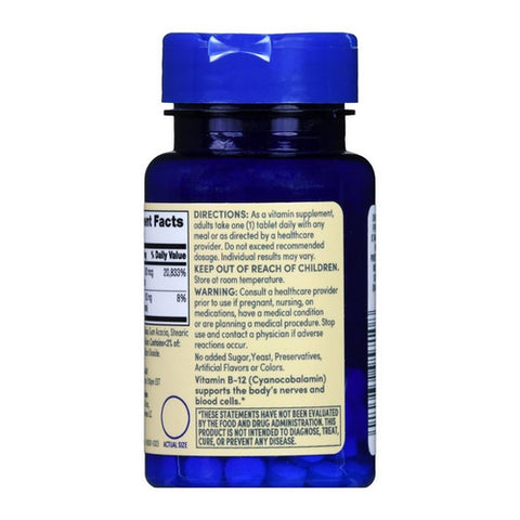 Foster And Thrive, Vitamin B-12, 500 Mcg, 100 Tabs