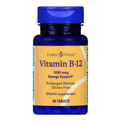 Foster And Thrive, Vitamin B-12 Prolonged Release, 1000 Mcg, 60 Tabs