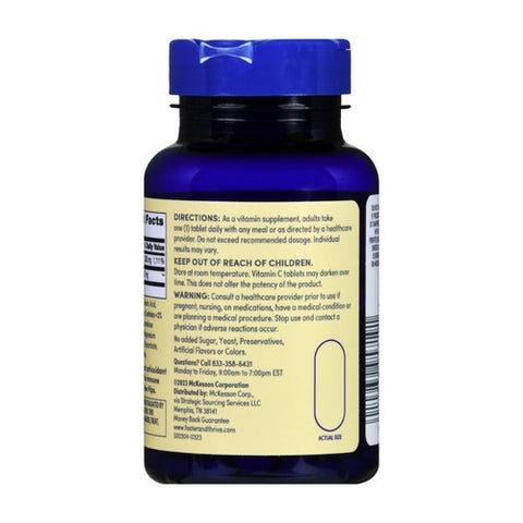 Foster And Thrive, Vitamin C With Rose Hips, 1000 Mg, 100 Tabs