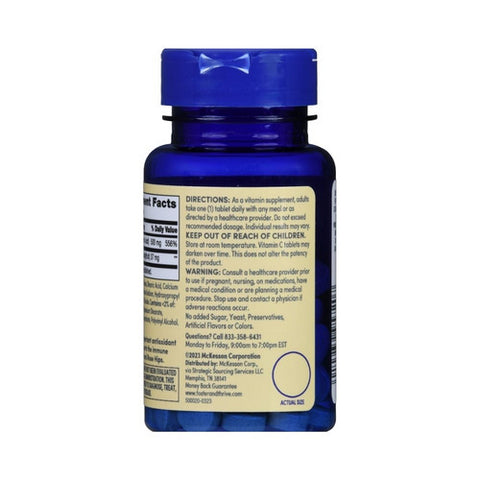 Foster And Thrive, Vitamin C With Rose Hips, 500 Mg, 100 Tabs