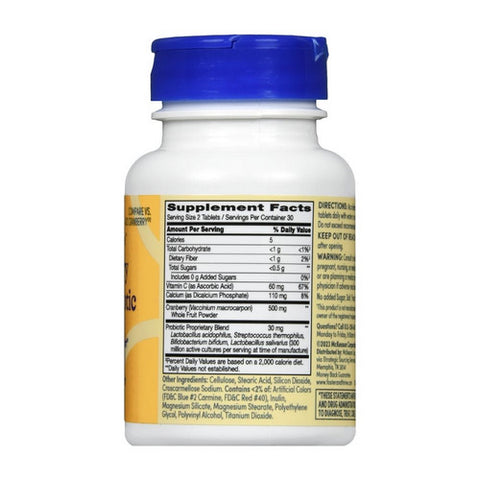 Foster And Thrive, Cranberry Plus Probiotic, 60 Tabs