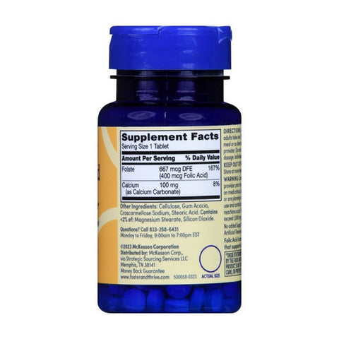 Foster And Thrive, Folic Acid, 400 Mcg, 250 Tabs